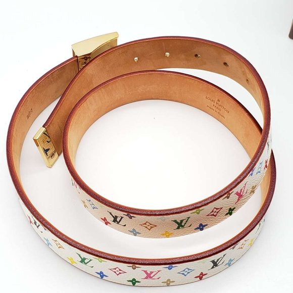 Authentic Louis Vuitton Belt Saint Tulle Carre - Picture 5 of 15